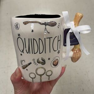 NEW Rae Dunn x Harry Potter Quidditch Mug with Broom Handle